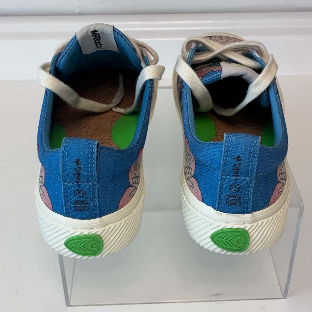 Cariuma OCA Low Art Edition Canvas Sneakers Floral Bird Print - Picture 6 of 9